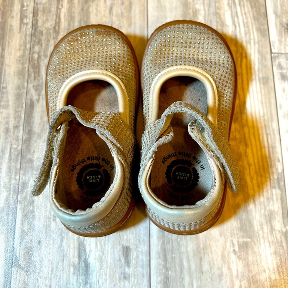 Livie & Luca Gemma Gold Sparkle Mary Janes - Picture 9 of 10
